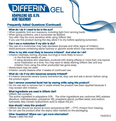 P54379-0 Differin 0.1 Gel Consumer Insert Page 2.jpg P54379-0 Differin 0.1 Gel Insert Page 2 - P54379 0 Differin 0.1 Gel Consumer Insert Page 2
